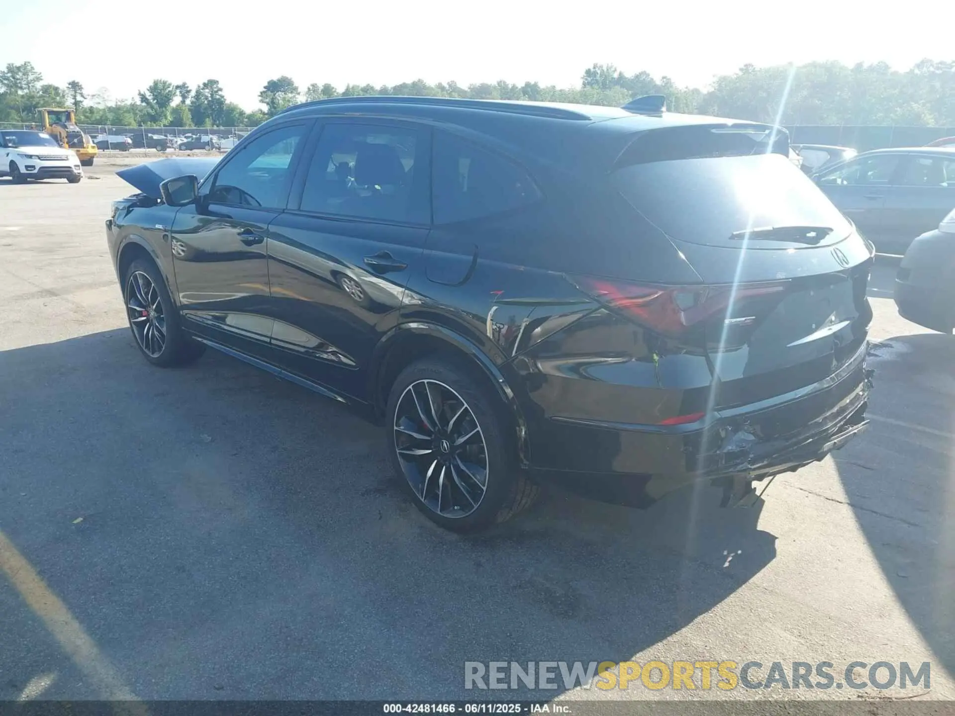 3 fotografías del automóvil dañado 5J8YD8H82PL003847 ACURA MDX 2023