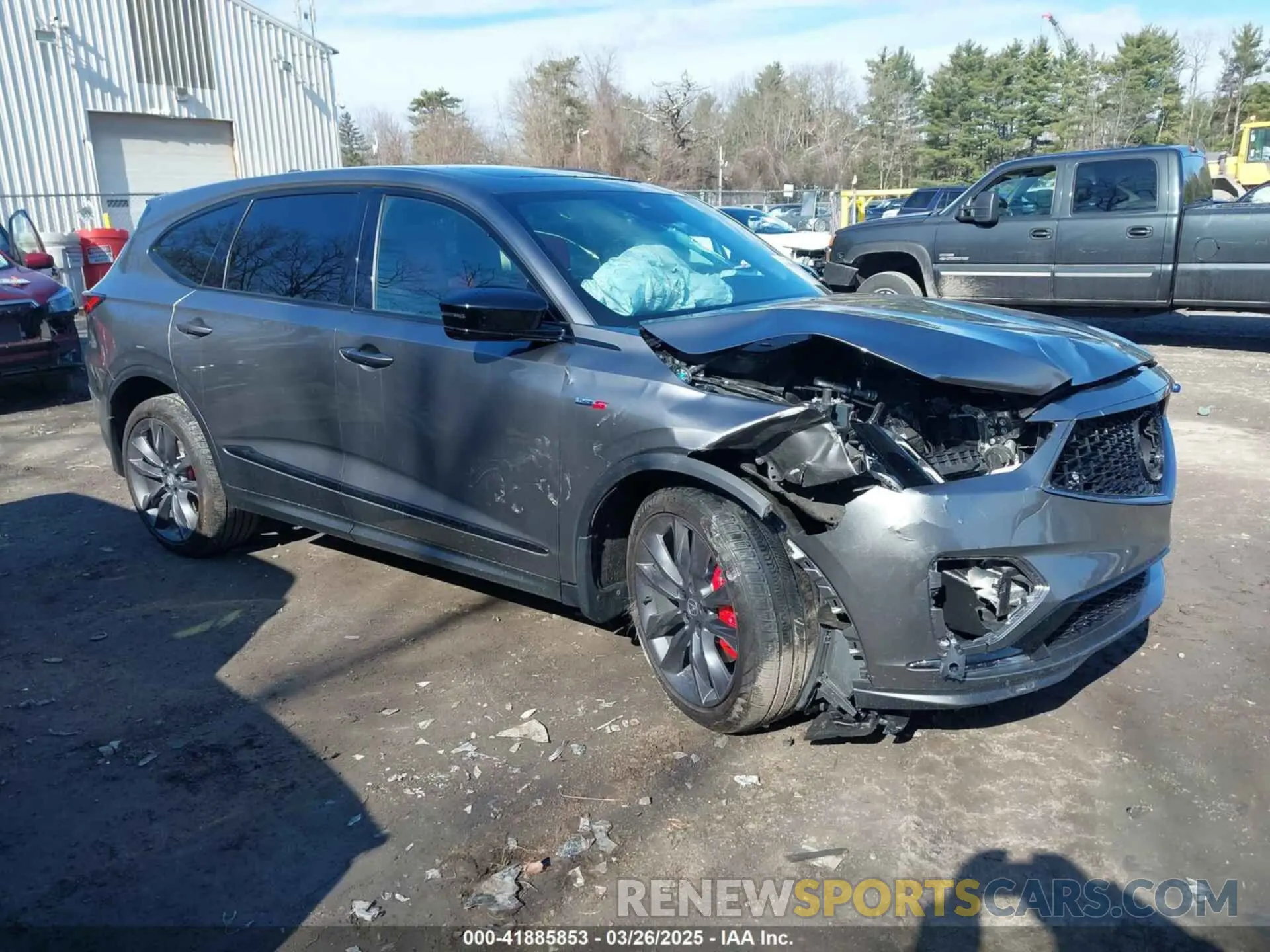 1 fotografías del automóvil dañado 5J8YD8H92PL000357 ACURA MDX 2023