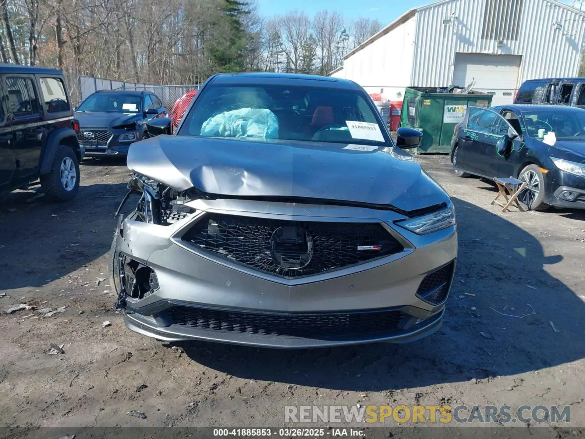 12 fotografías del automóvil dañado 5J8YD8H92PL000357 ACURA MDX 2023