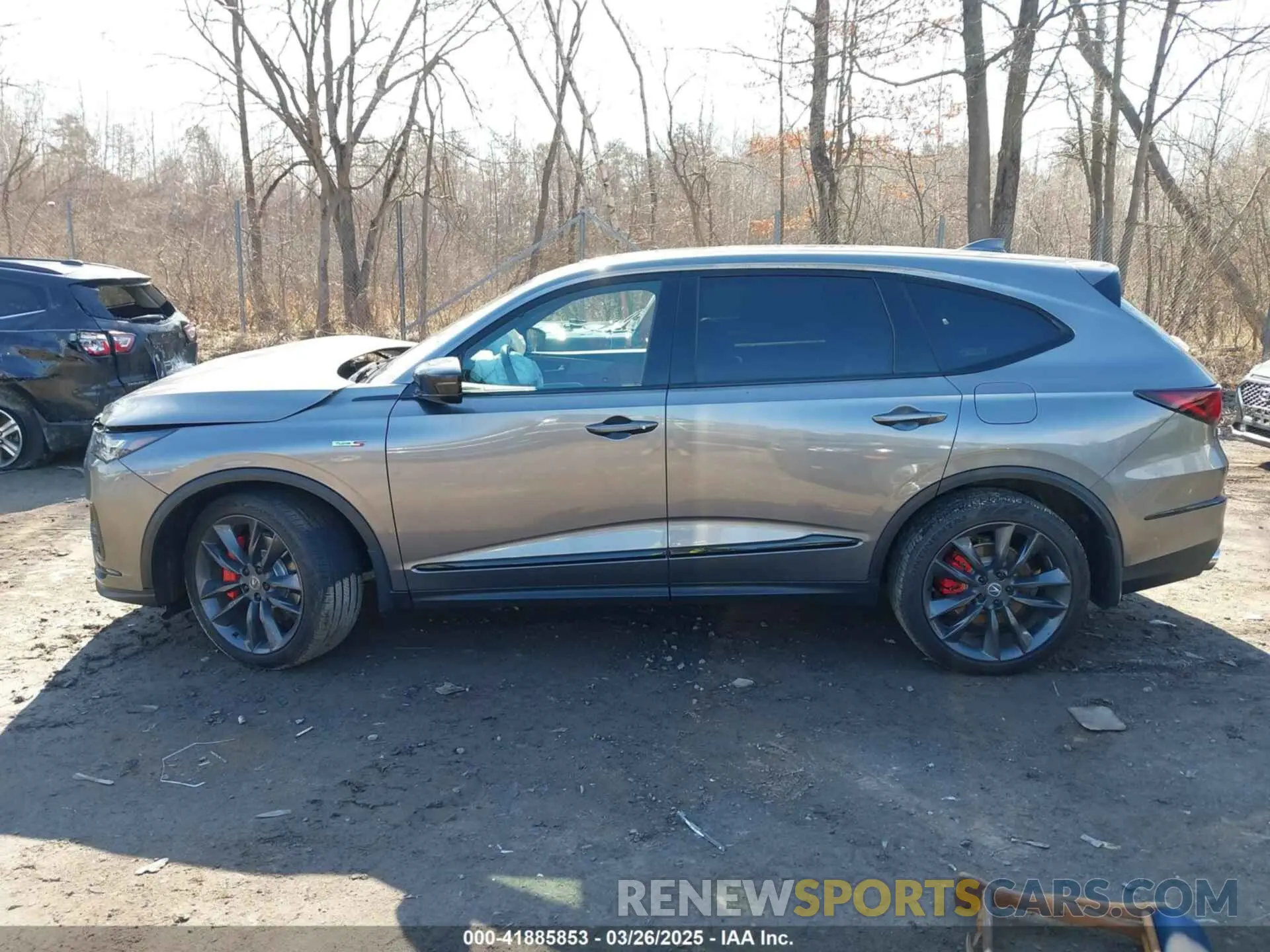 14 fotografías del automóvil dañado 5J8YD8H92PL000357 ACURA MDX 2023