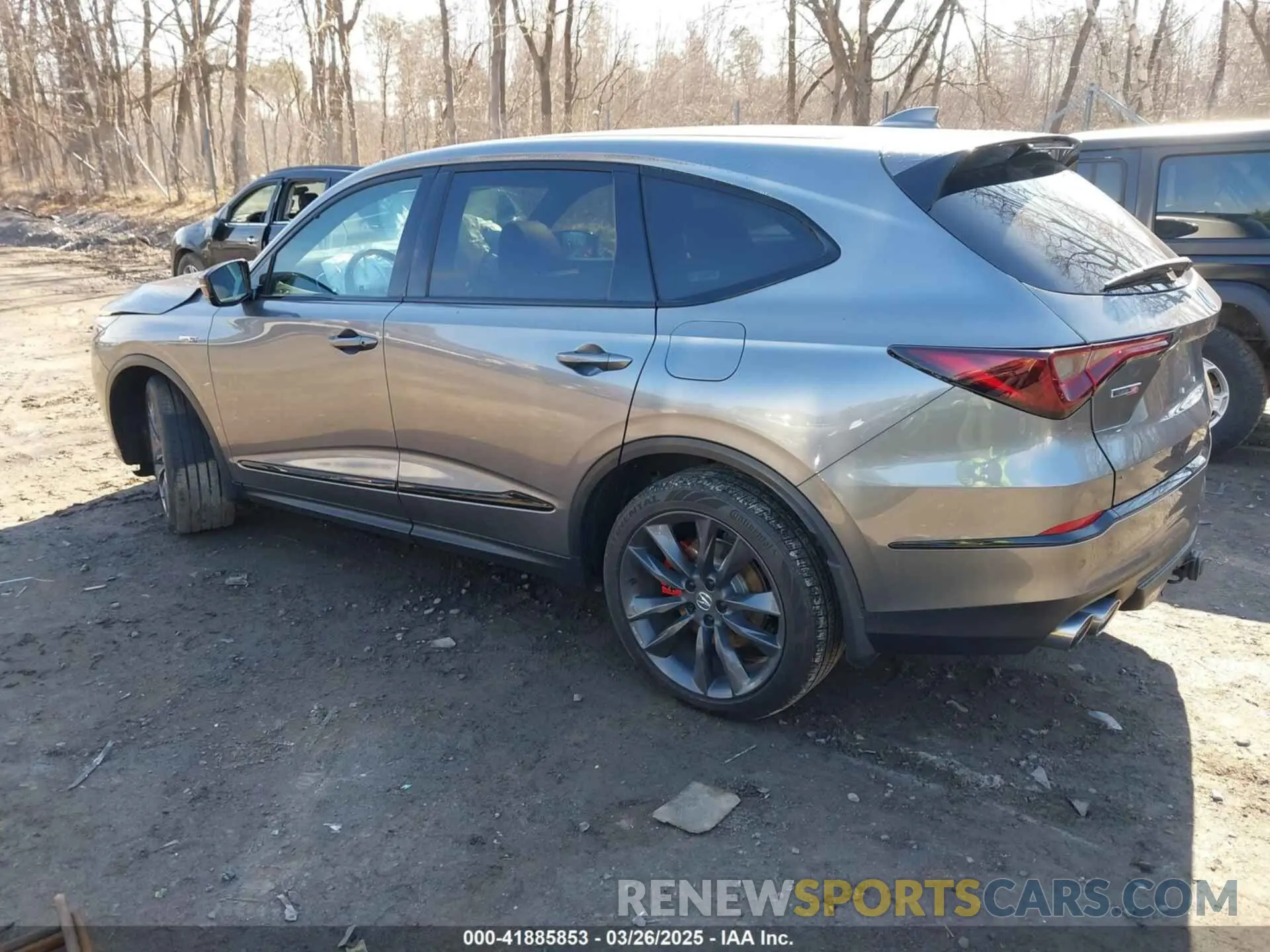 3 fotografías del automóvil dañado 5J8YD8H92PL000357 ACURA MDX 2023