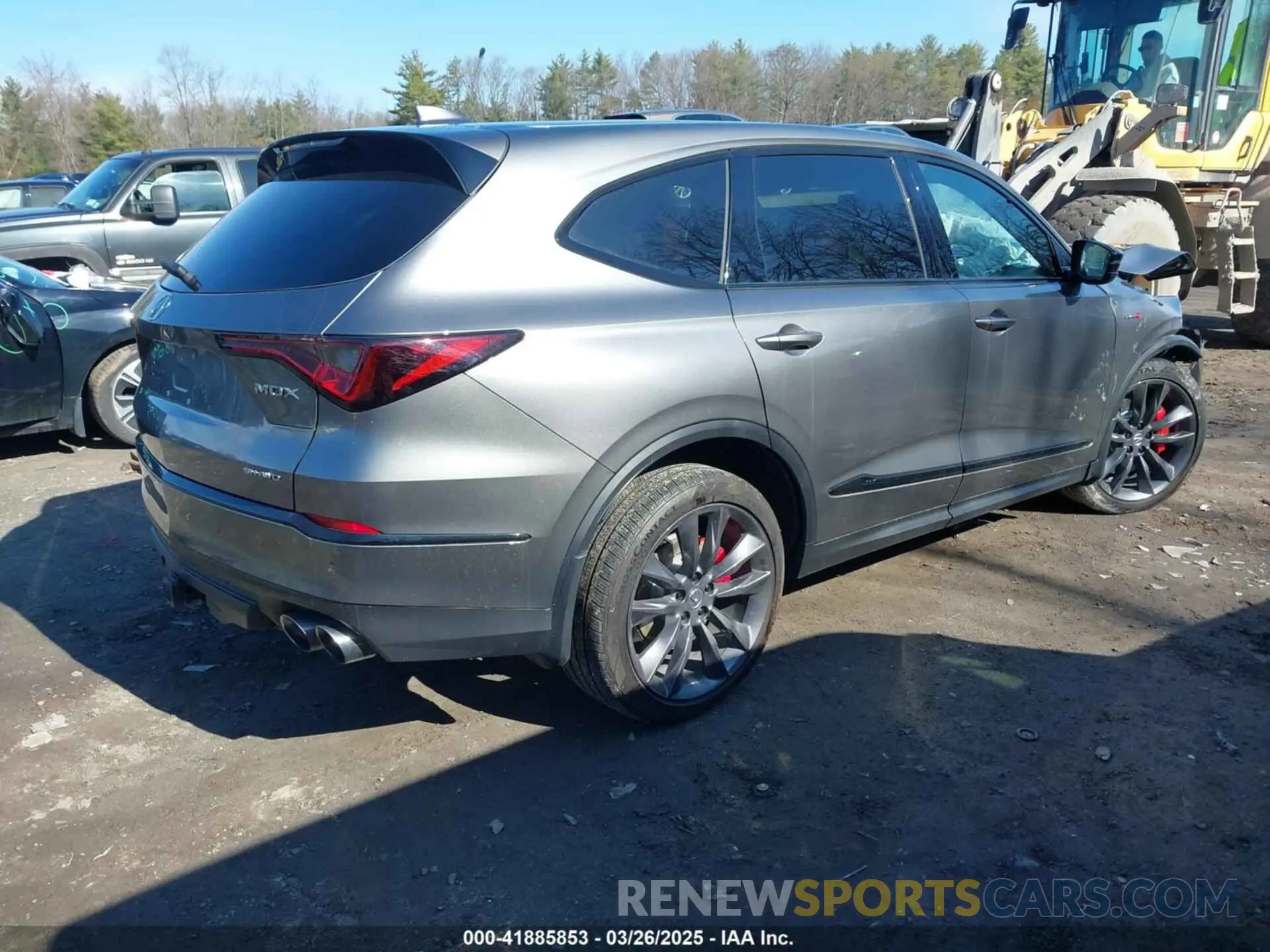 4 fotografías del automóvil dañado 5J8YD8H92PL000357 ACURA MDX 2023