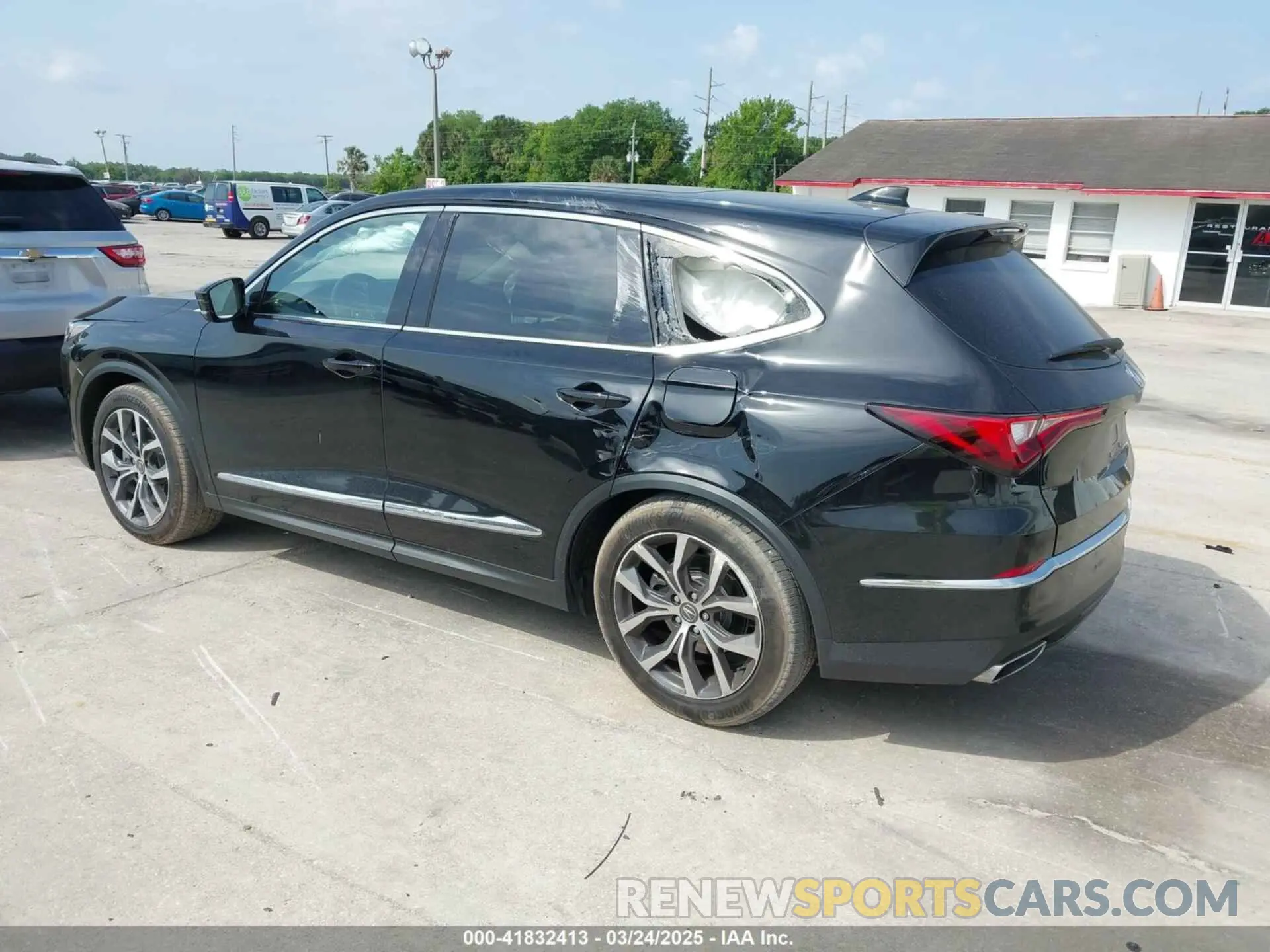 3 fotografías del automóvil dañado 5J8YD9H42PL003124 ACURA MDX 2023