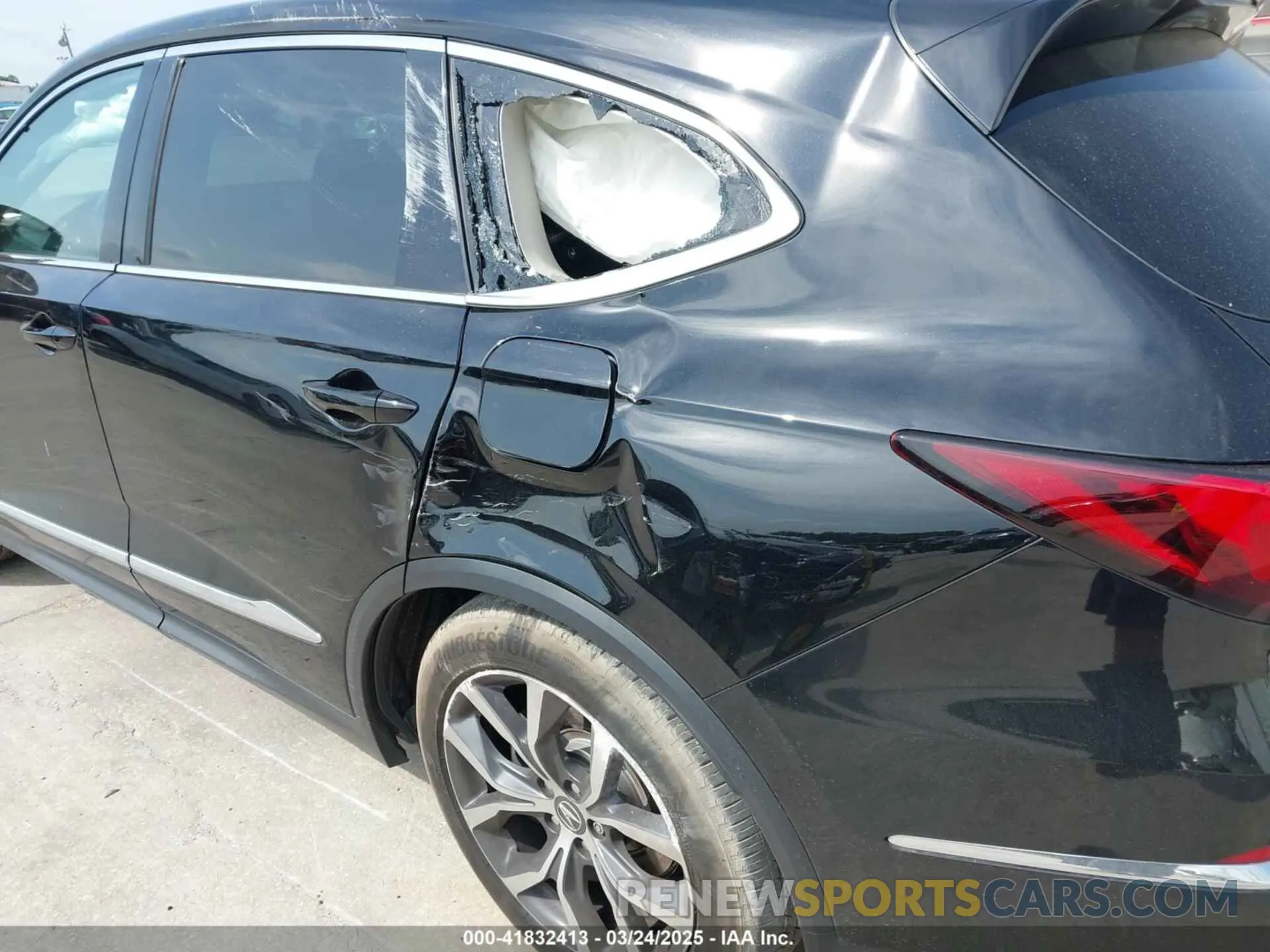 6 fotografías del automóvil dañado 5J8YD9H42PL003124 ACURA MDX 2023