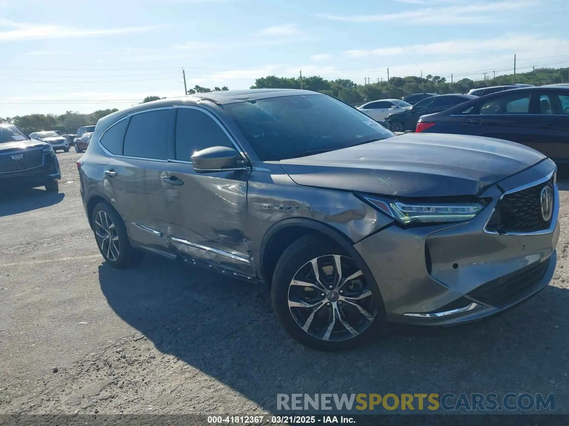 6 fotografías del automóvil dañado 5J8YD9H45PL006079 ACURA MDX 2023