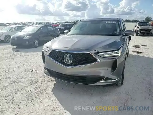 12 fotografías del automóvil dañado 5J8YD9H46PL004227 ACURA MDX 2023