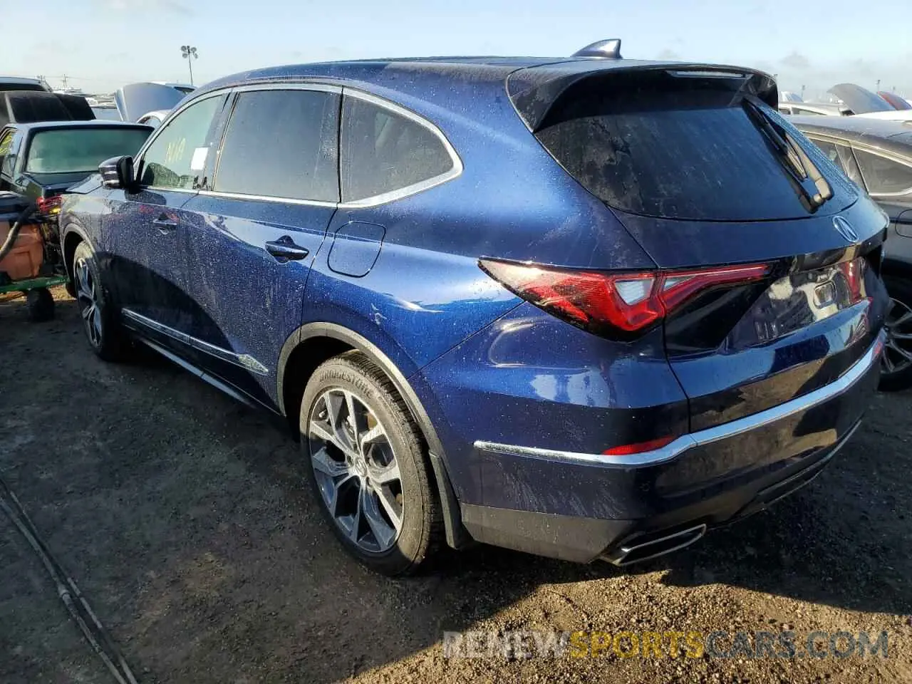 2 fotografías del automóvil dañado 5J8YD9H46PL007872 ACURA MDX 2023