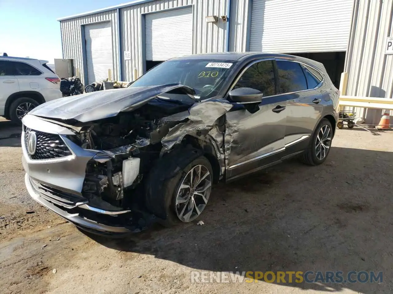 1 fotografías del automóvil dañado 5J8YD9H47PL007508 ACURA MDX 2023