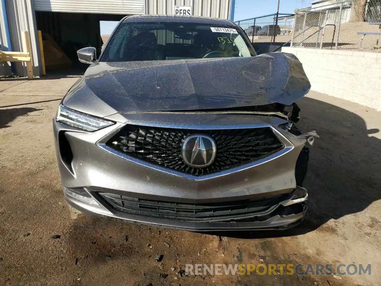 5 fotografías del automóvil dañado 5J8YD9H47PL007508 ACURA MDX 2023