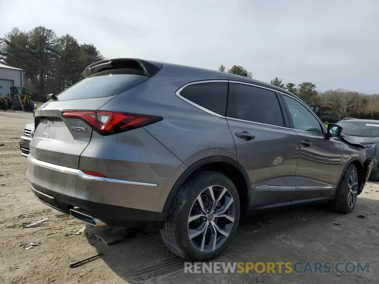 3 fotografías del automóvil dañado 5J8YD9H48PL000079 ACURA MDX 2023