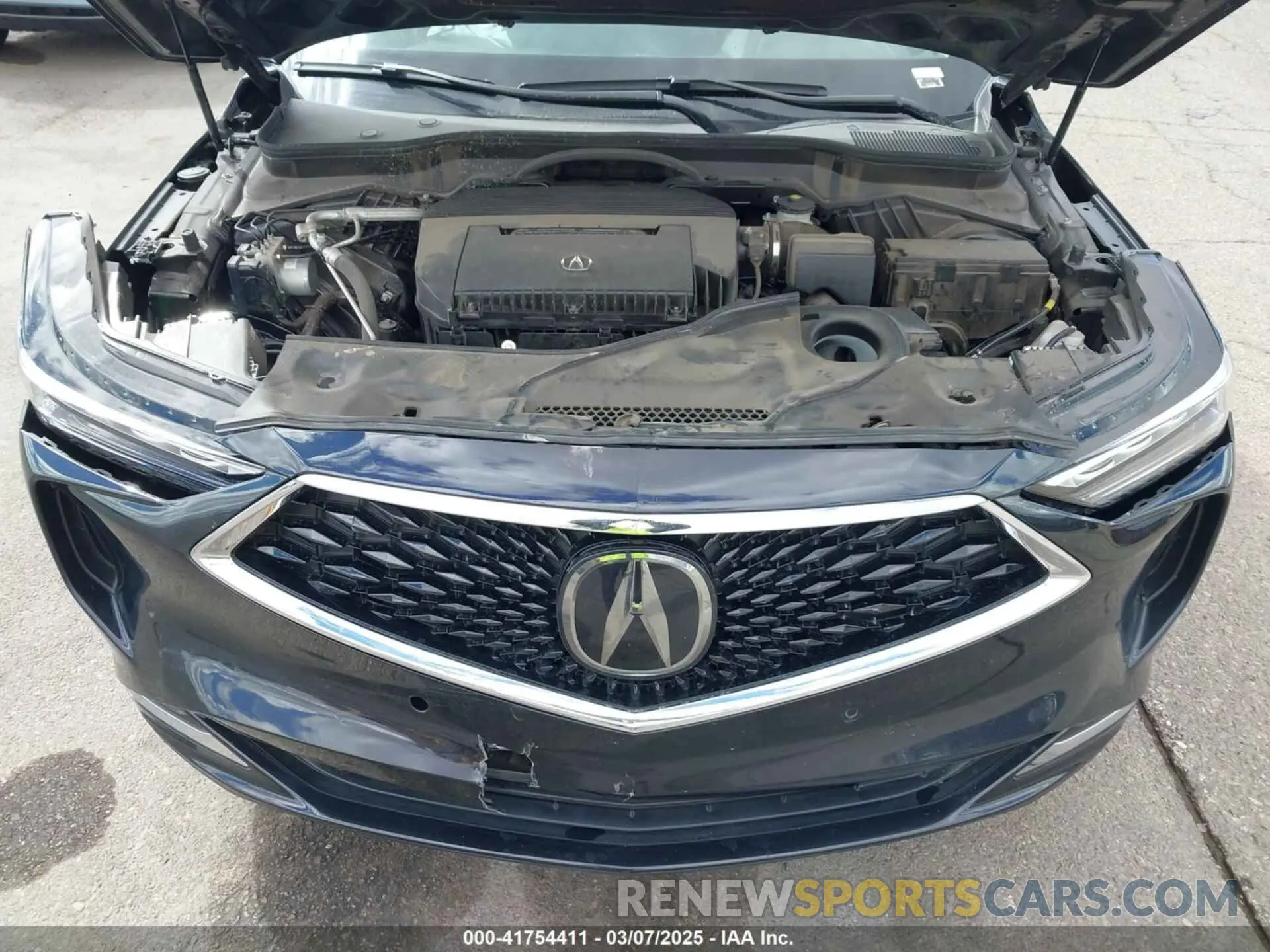 10 fotografías del automóvil dañado 5J8YD9H4XPL002240 ACURA MDX 2023