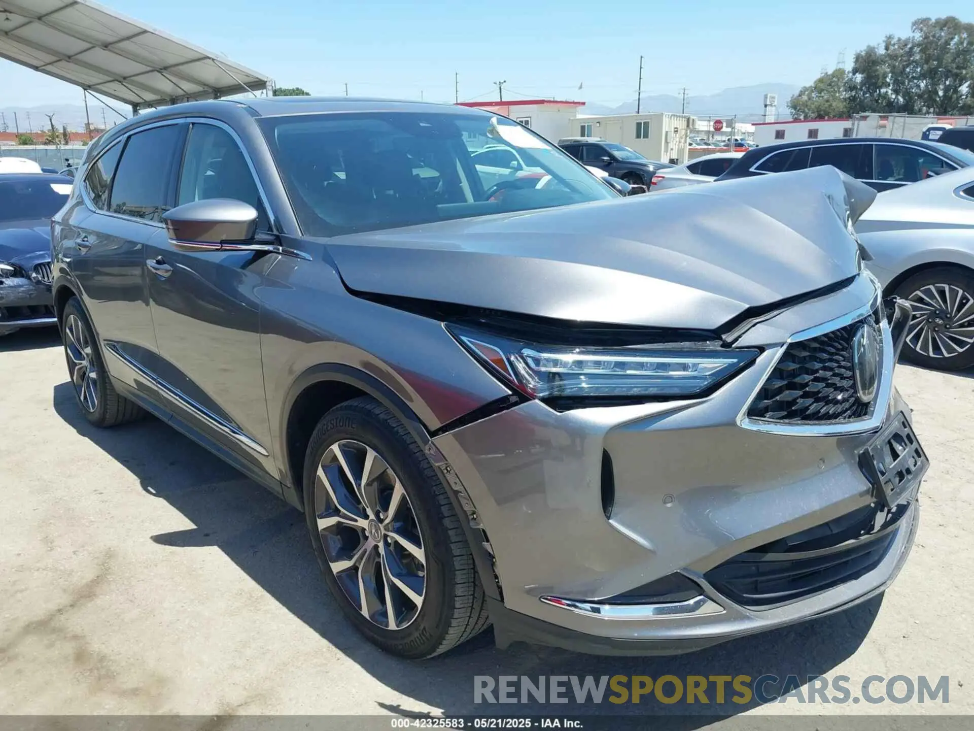 1 fotografías del automóvil dañado 5J8YD9H4XPL005963 ACURA MDX 2023