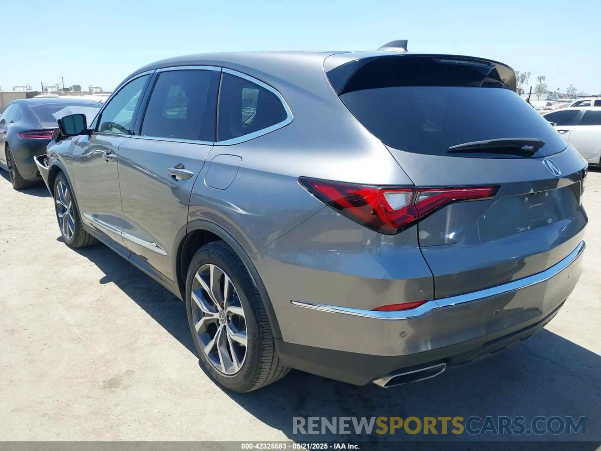3 fotografías del automóvil dañado 5J8YD9H4XPL005963 ACURA MDX 2023