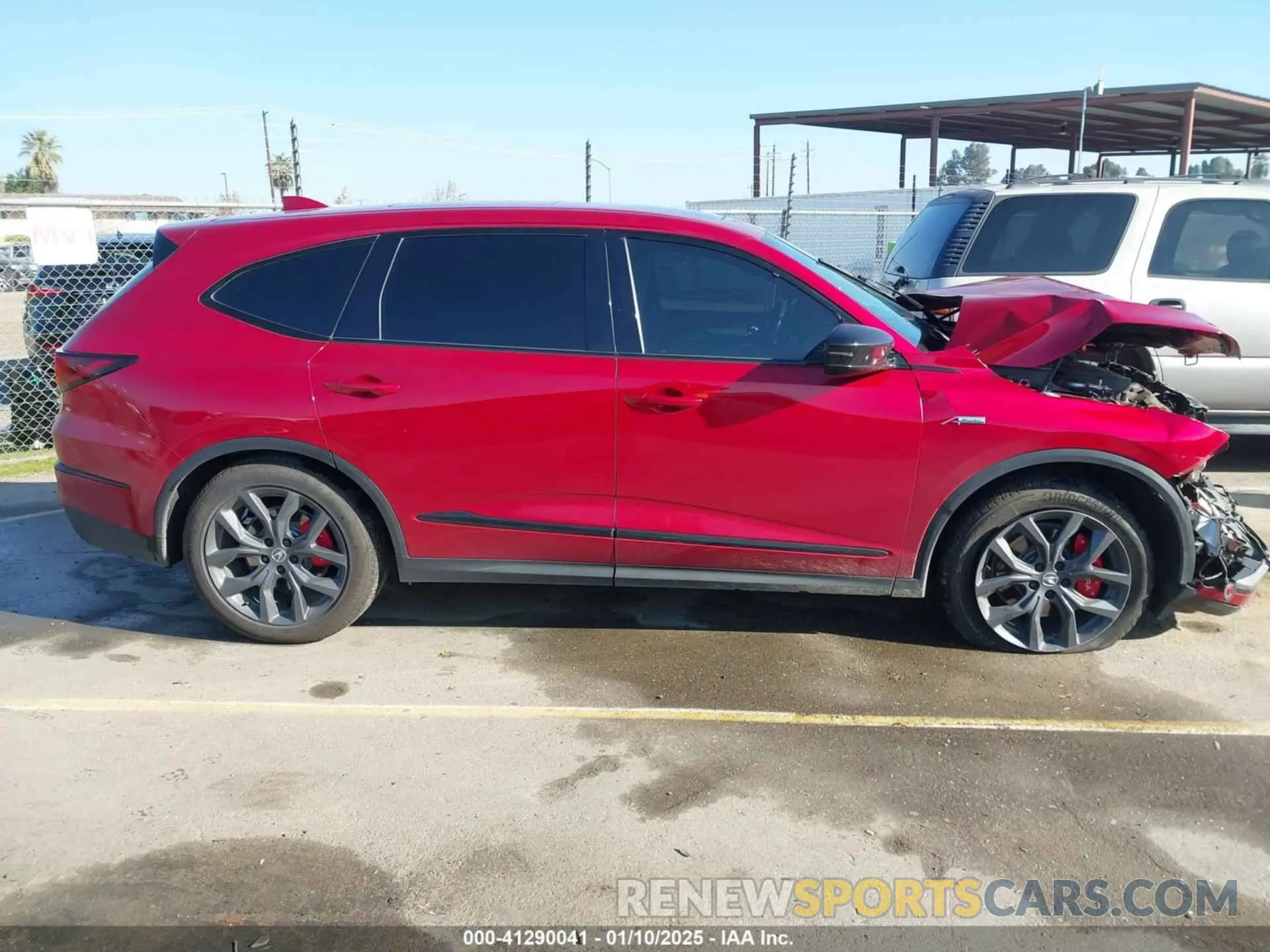 14 fotografías del automóvil dañado 5J8YE1H01PL030441 ACURA MDX 2023