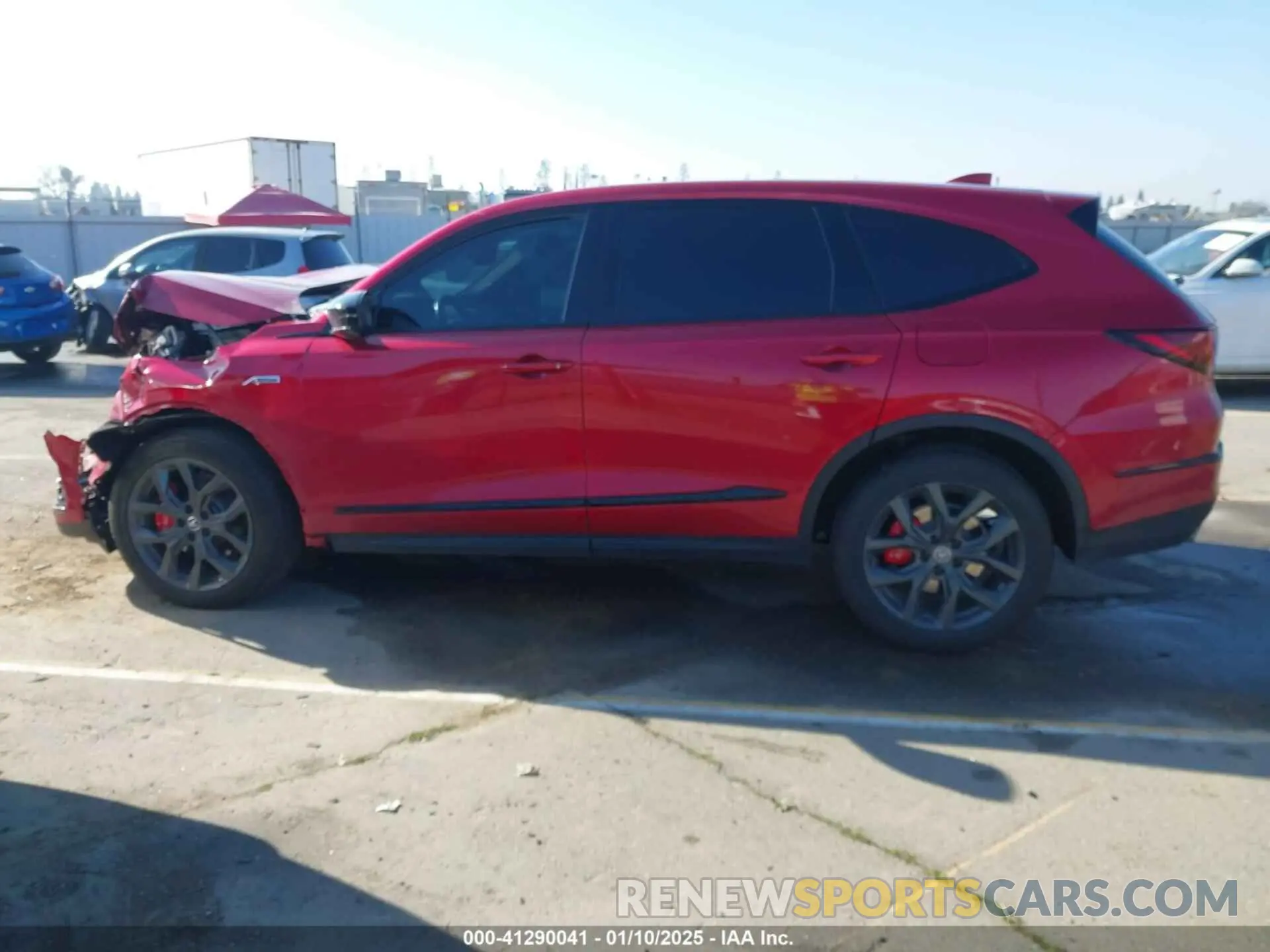 15 fotografías del automóvil dañado 5J8YE1H01PL030441 ACURA MDX 2023