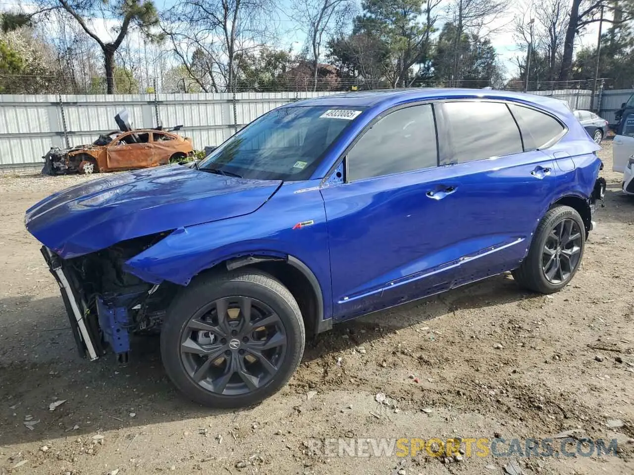 1 fotografías del automóvil dañado 5J8YE1H02PL001112 ACURA MDX 2023