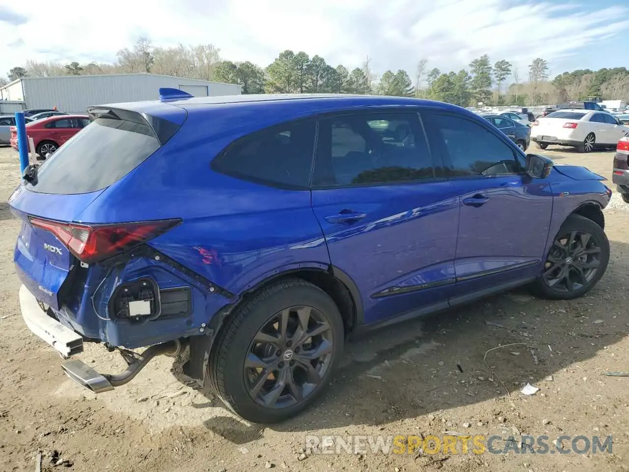 3 fotografías del automóvil dañado 5J8YE1H02PL001112 ACURA MDX 2023