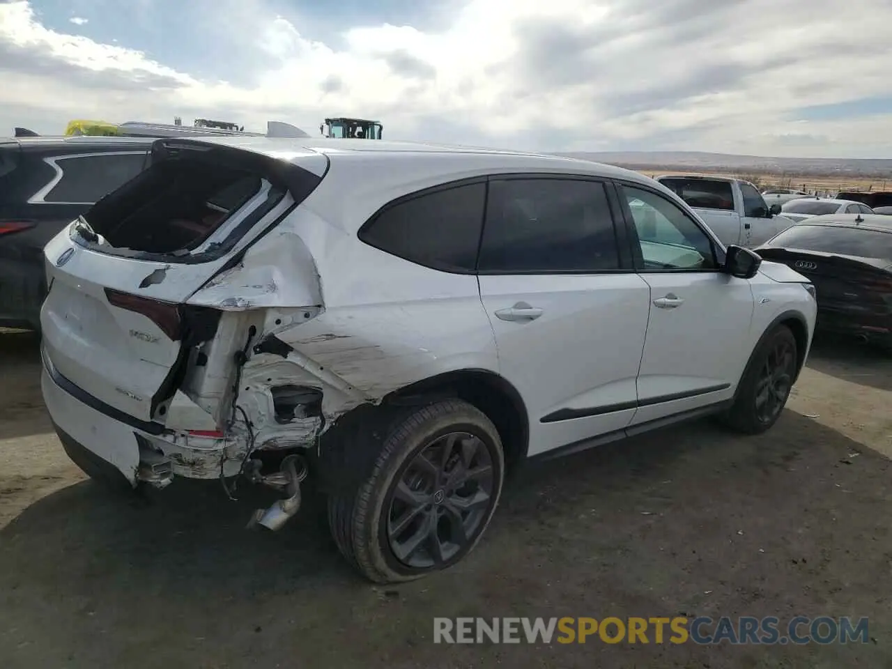 3 fotografías del automóvil dañado 5J8YE1H02PL042968 ACURA MDX 2023