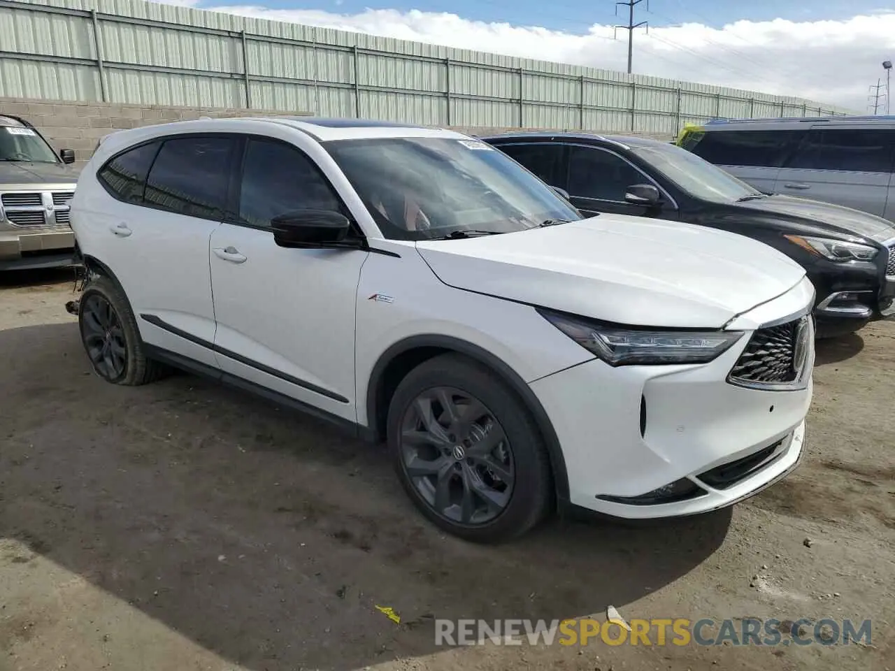 4 fotografías del automóvil dañado 5J8YE1H02PL042968 ACURA MDX 2023
