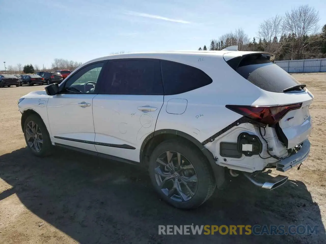 2 fotografías del automóvil dañado 5J8YE1H05PL802410 ACURA MDX 2023