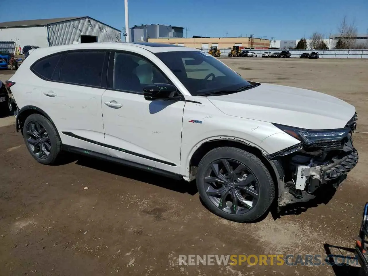 4 fotografías del automóvil dañado 5J8YE1H05PL802410 ACURA MDX 2023