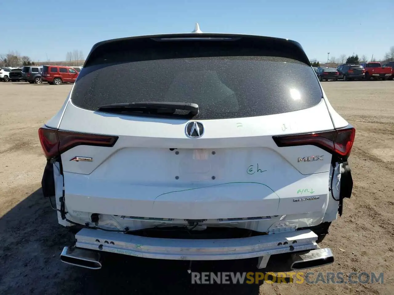 6 fotografías del automóvil dañado 5J8YE1H05PL802410 ACURA MDX 2023