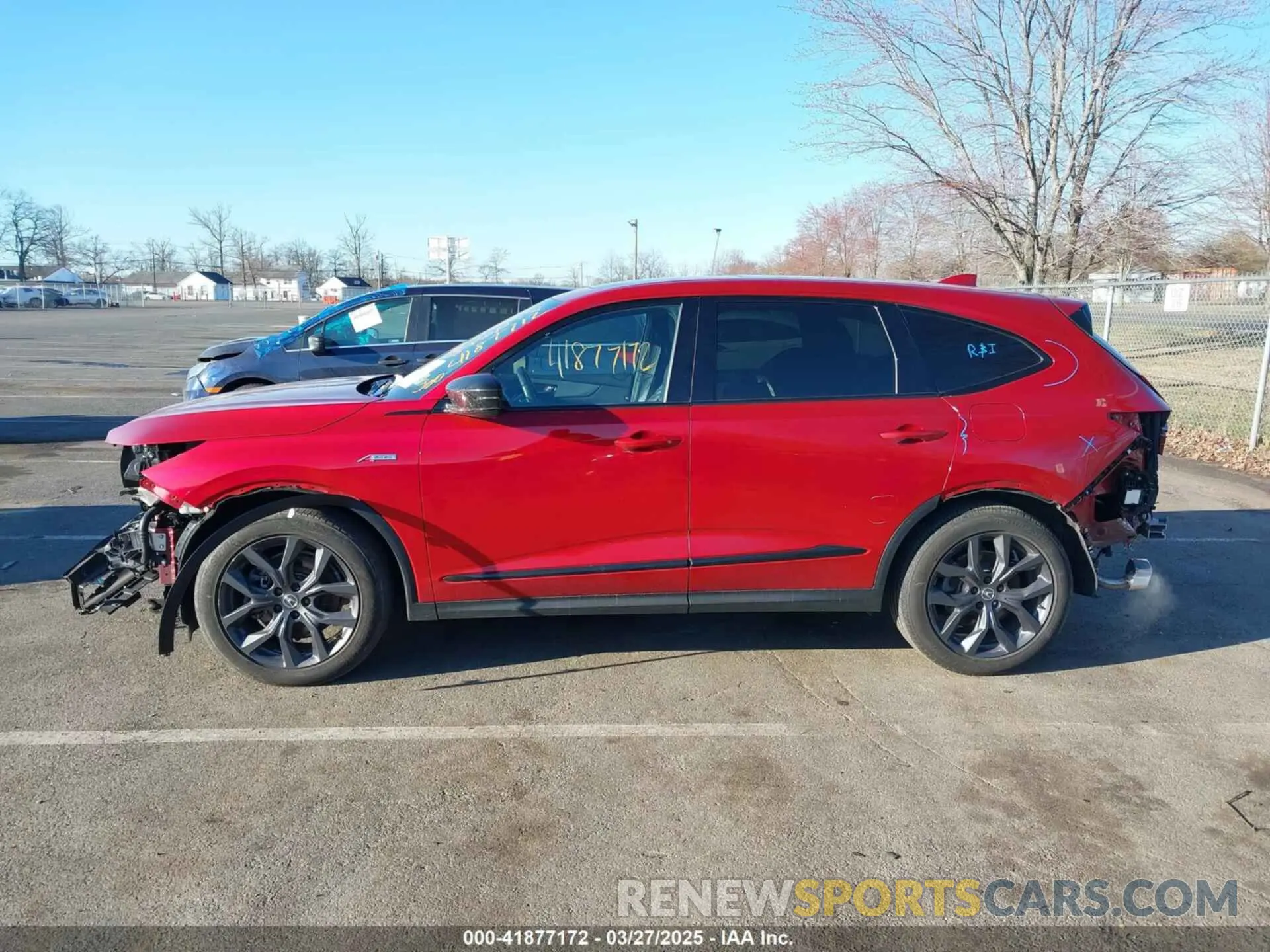 14 fotografías del automóvil dañado 5J8YE1H06PL006846 ACURA MDX 2023