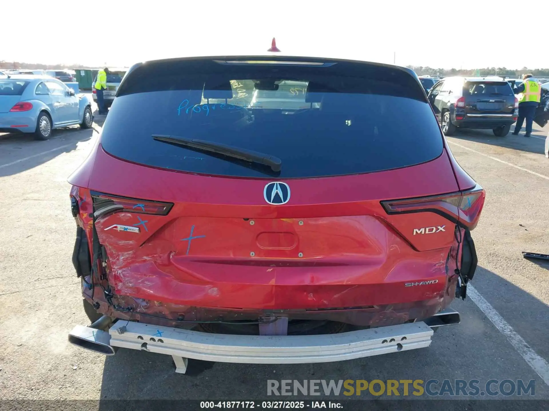 16 fotografías del automóvil dañado 5J8YE1H06PL006846 ACURA MDX 2023