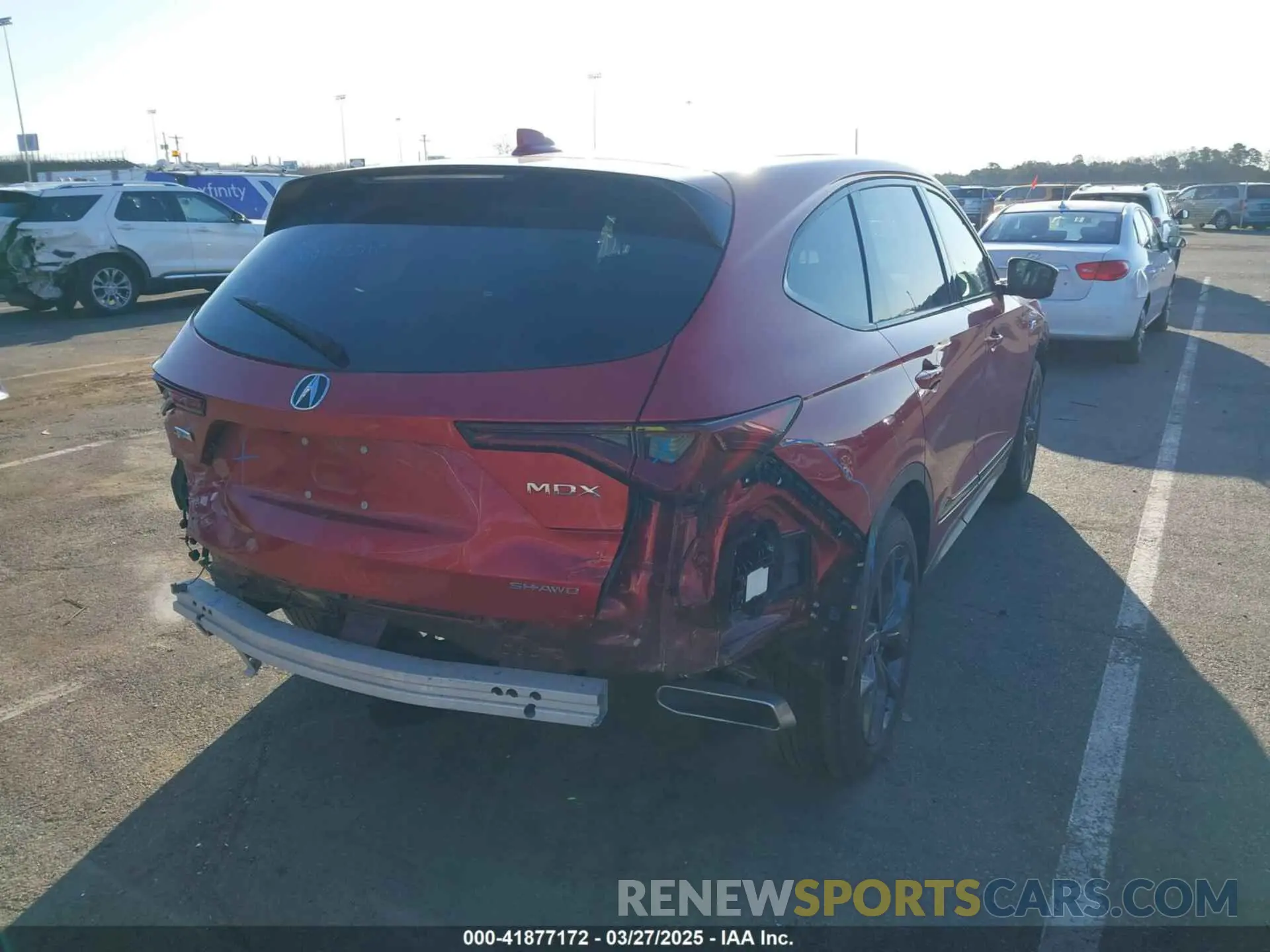 4 fotografías del automóvil dañado 5J8YE1H06PL006846 ACURA MDX 2023