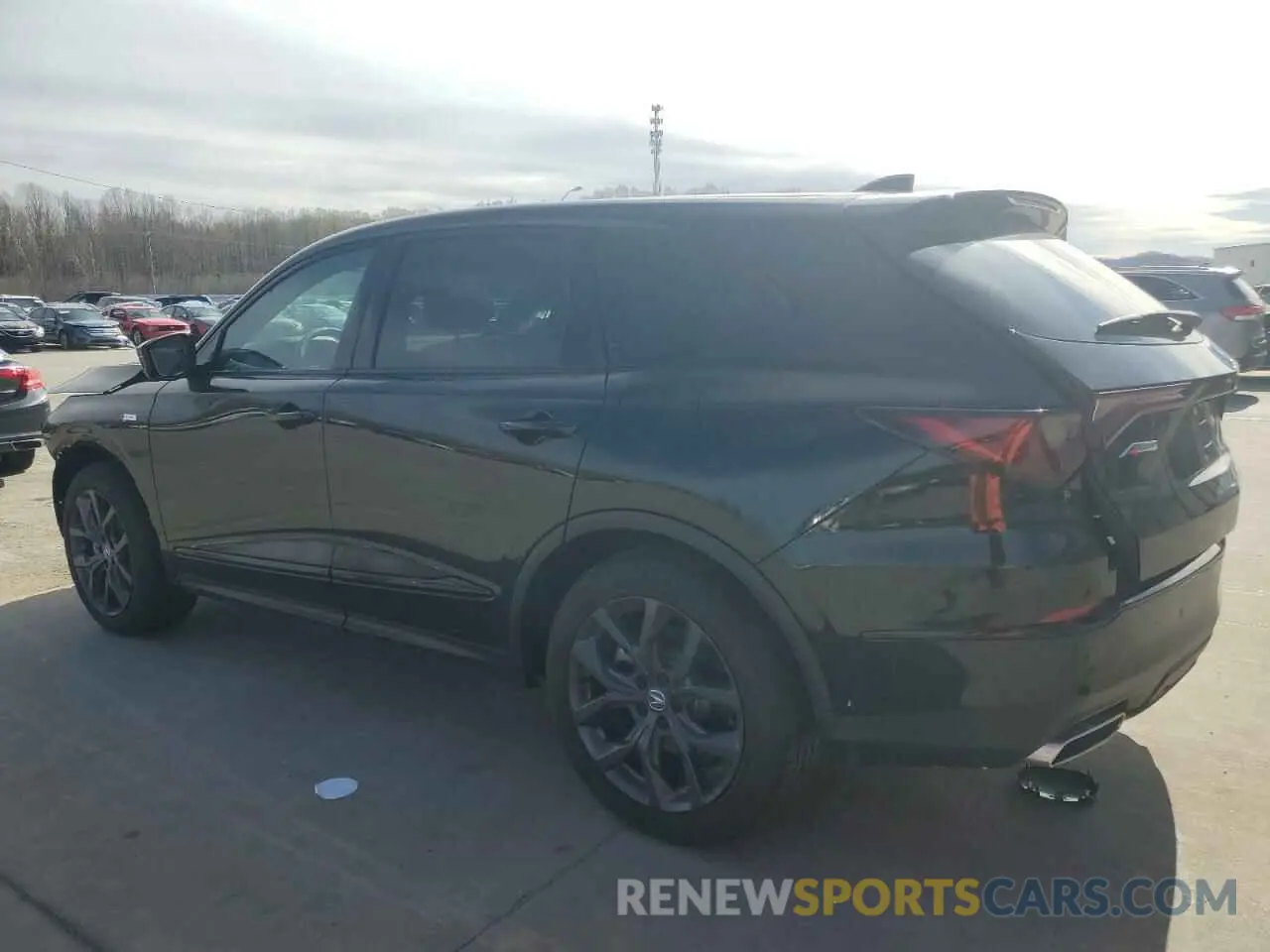 2 fotografías del automóvil dañado 5J8YE1H06PL012727 ACURA MDX 2023
