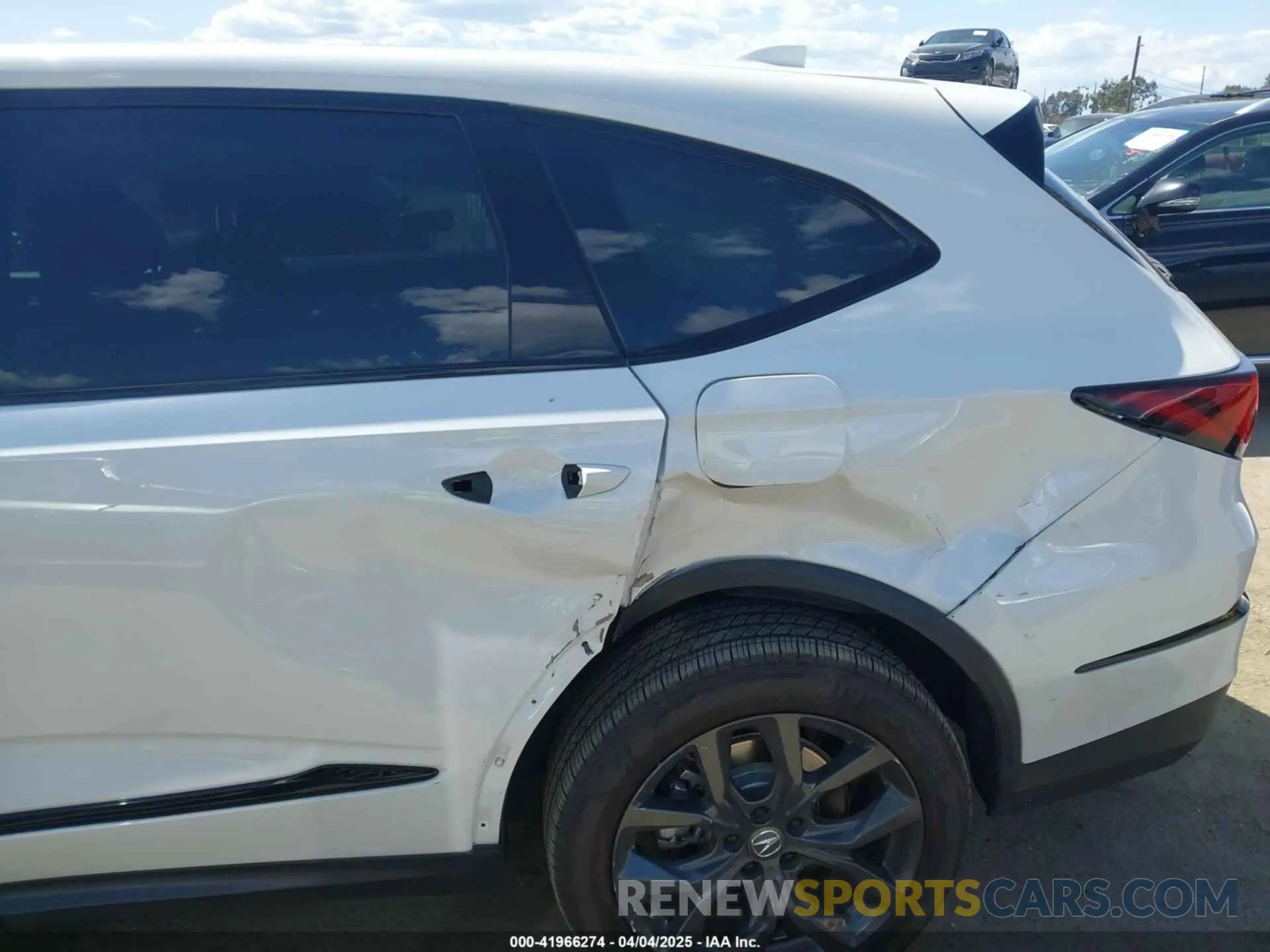 6 fotografías del automóvil dañado 5J8YE1H06PL038194 ACURA MDX 2023