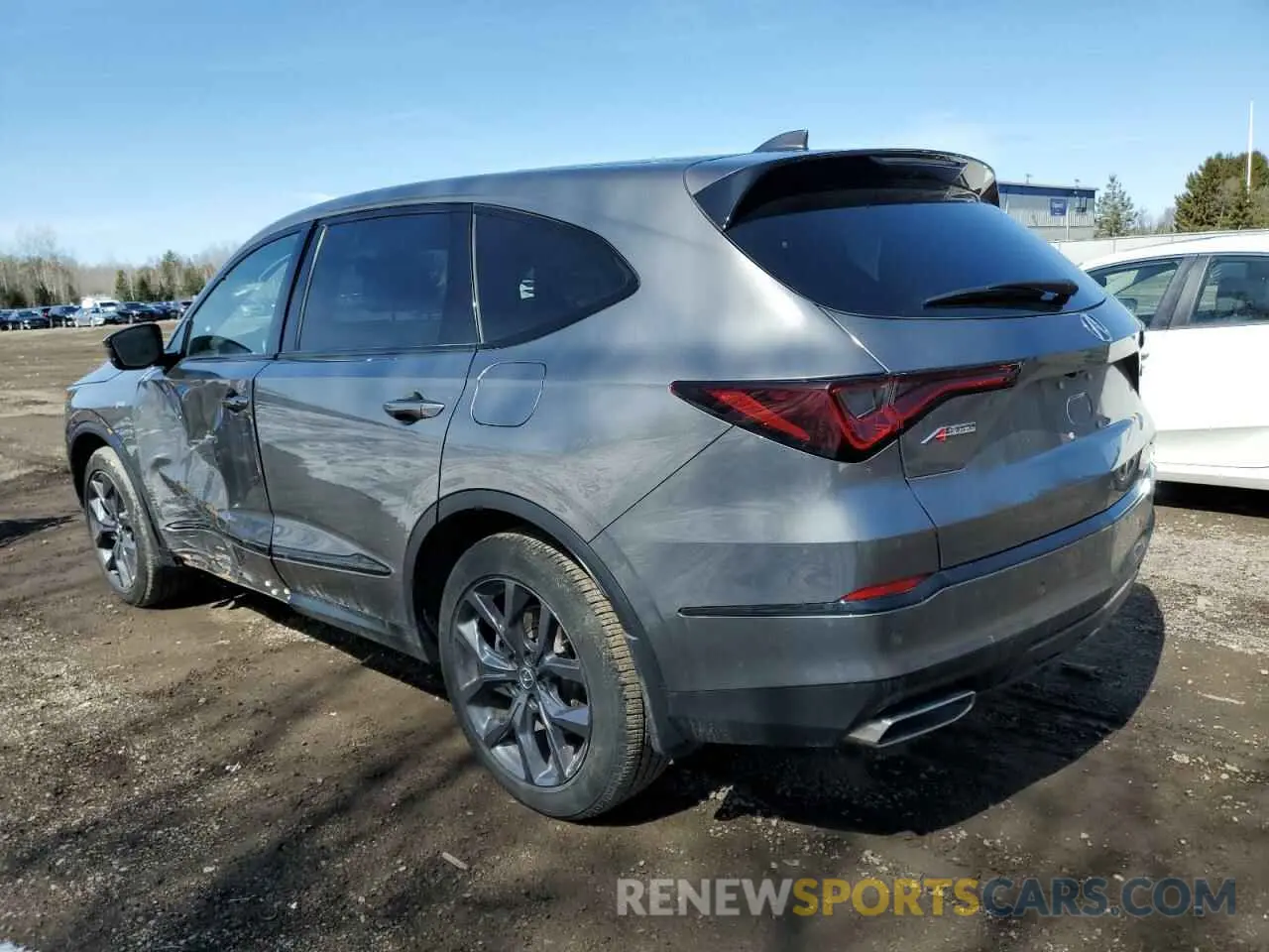 2 fotografías del automóvil dañado 5J8YE1H06PL801136 ACURA MDX 2023