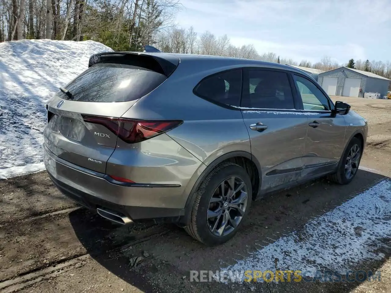 3 fotografías del automóvil dañado 5J8YE1H06PL801136 ACURA MDX 2023