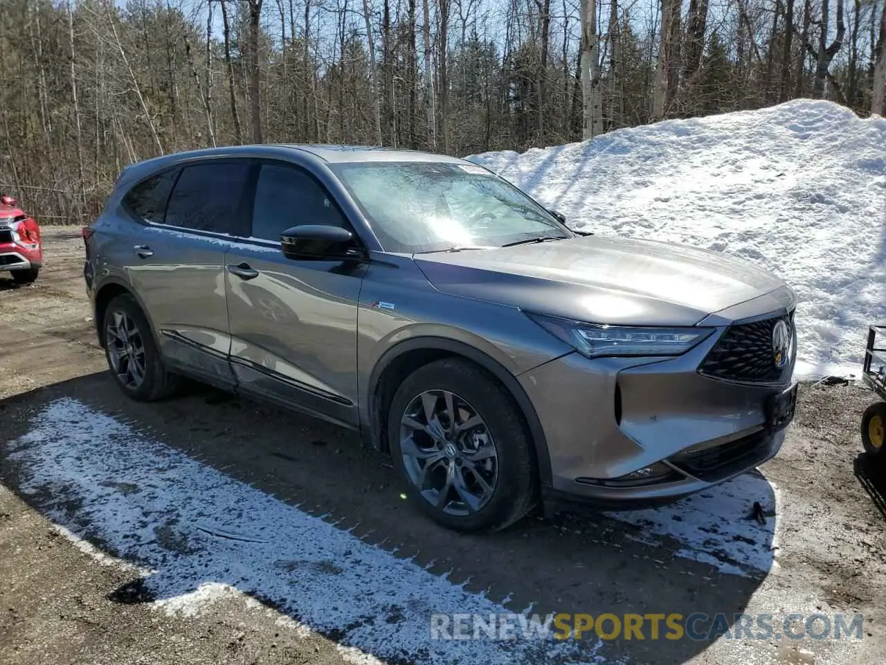 4 fotografías del automóvil dañado 5J8YE1H06PL801136 ACURA MDX 2023