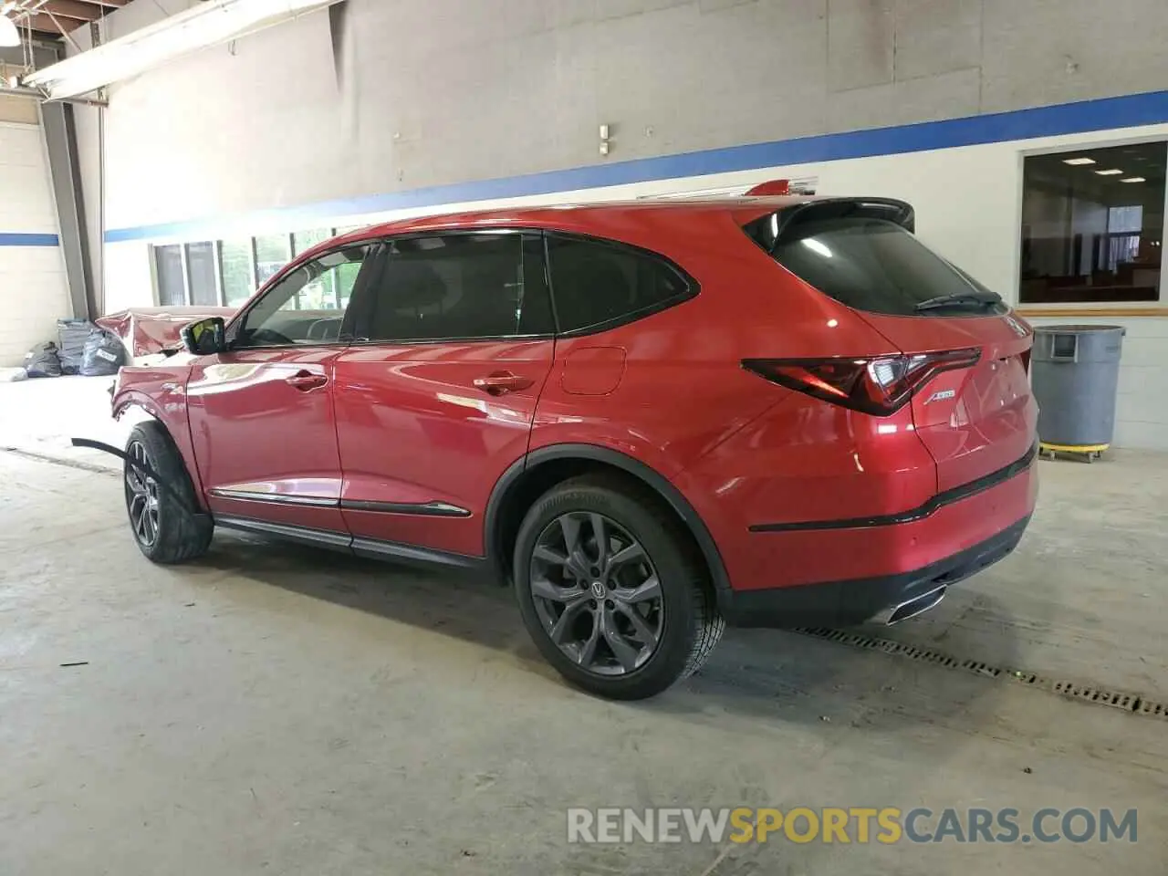2 fotografías del automóvil dañado 5J8YE1H07PL003700 ACURA MDX 2023