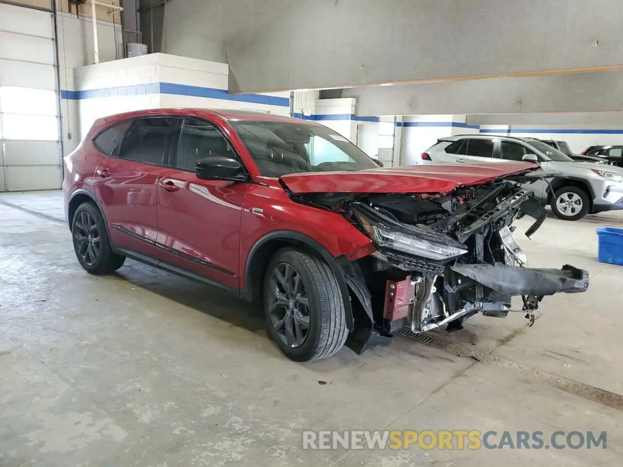 4 fotografías del automóvil dañado 5J8YE1H07PL003700 ACURA MDX 2023