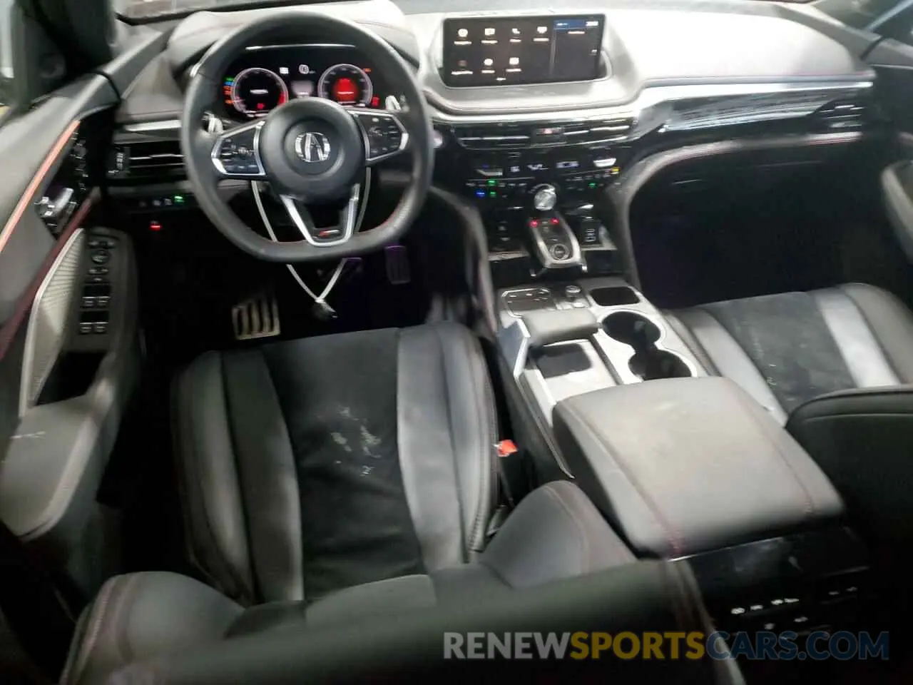 8 fotografías del automóvil dañado 5J8YE1H08PL010106 ACURA MDX 2023