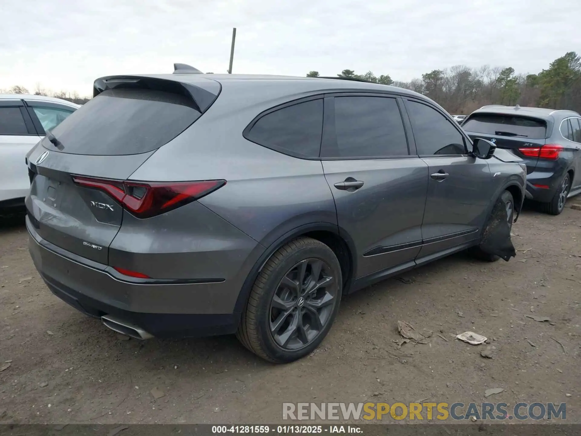 4 fotografías del automóvil dañado 5J8YE1H08PL018304 ACURA MDX 2023