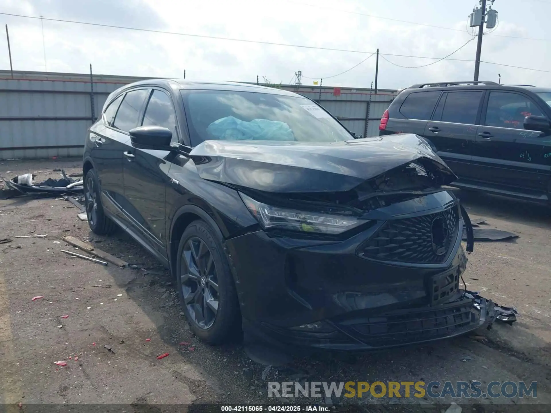 1 fotografías del automóvil dañado 5J8YE1H09PL004461 ACURA MDX 2023