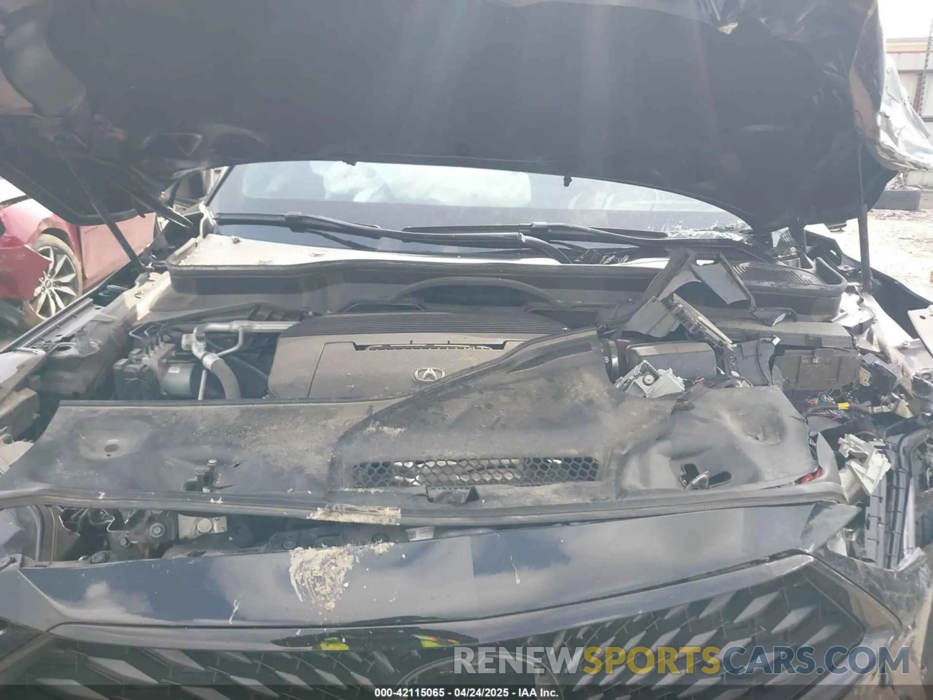 10 fotografías del automóvil dañado 5J8YE1H09PL004461 ACURA MDX 2023
