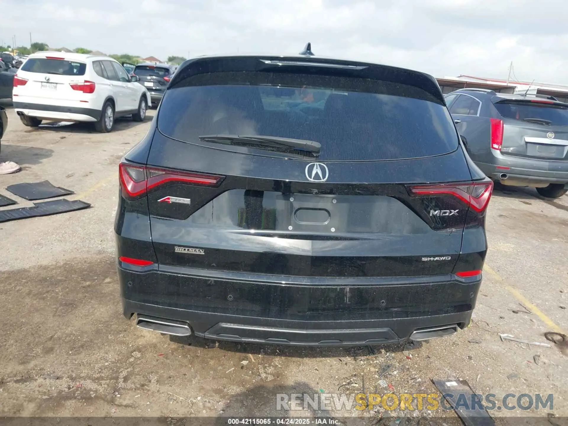 15 fotografías del automóvil dañado 5J8YE1H09PL004461 ACURA MDX 2023