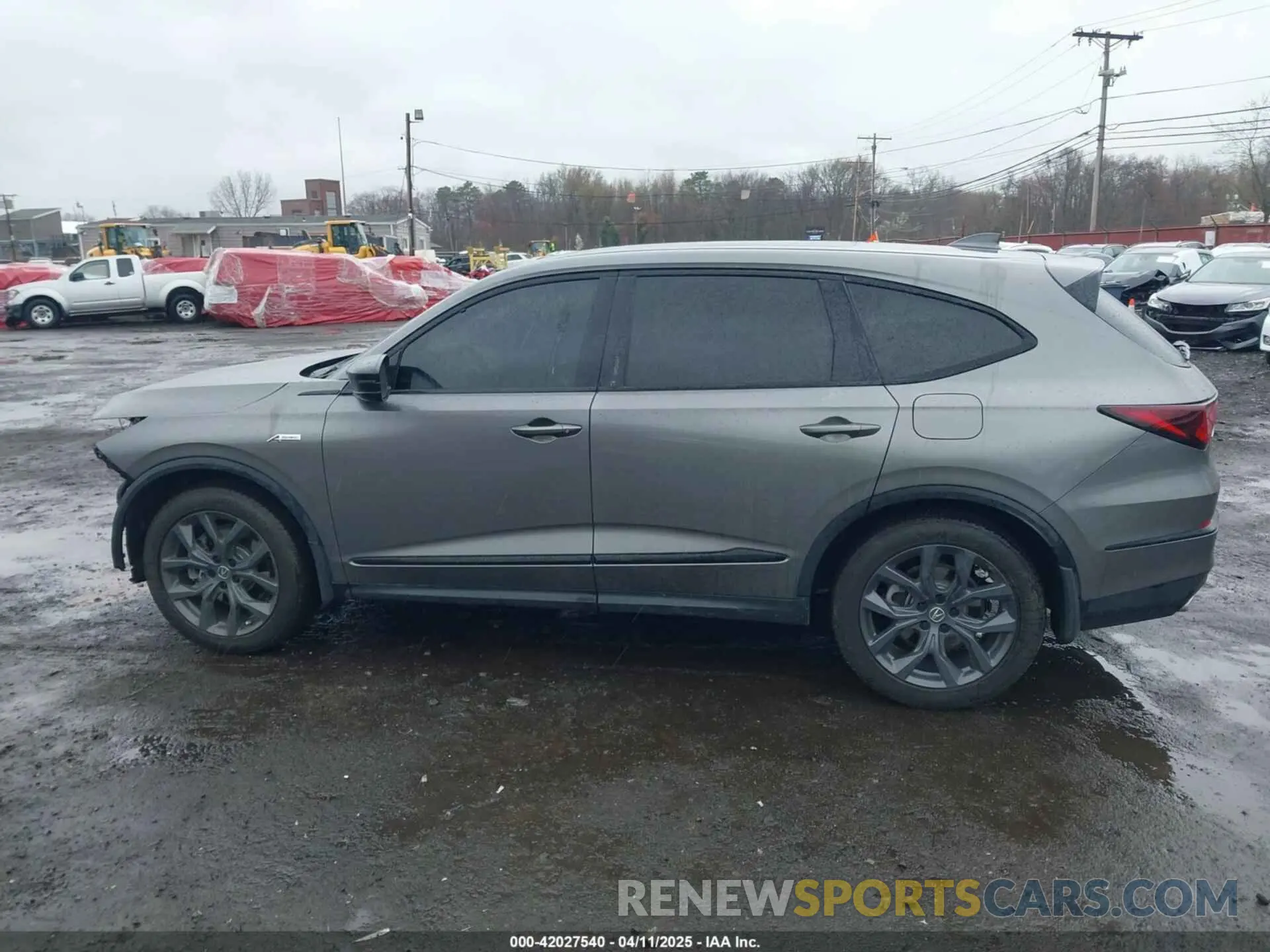 14 fotografías del automóvil dañado 5J8YE1H09PL005948 ACURA MDX 2023