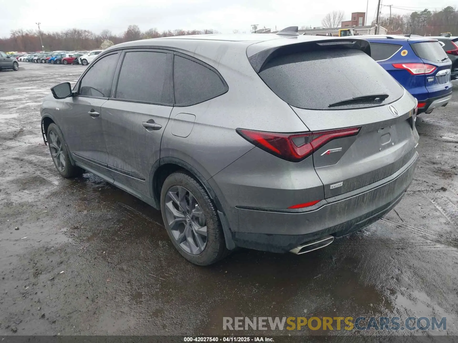 3 fotografías del automóvil dañado 5J8YE1H09PL005948 ACURA MDX 2023