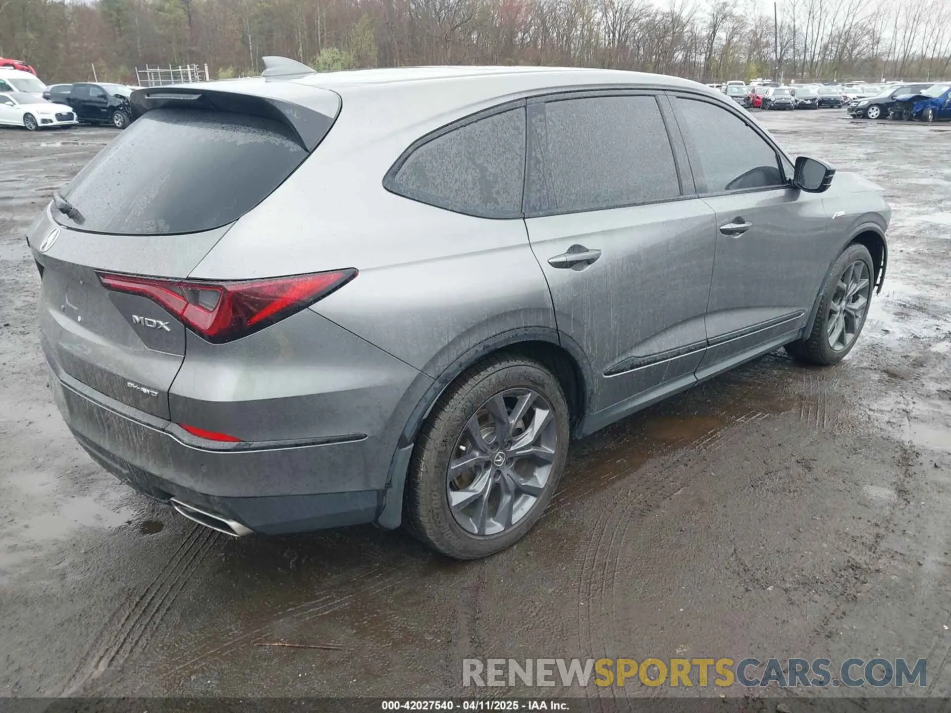4 fotografías del automóvil dañado 5J8YE1H09PL005948 ACURA MDX 2023