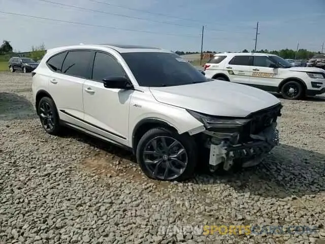 14 fotografías del automóvil dañado 5J8YE1H09PL011250 ACURA MDX 2023