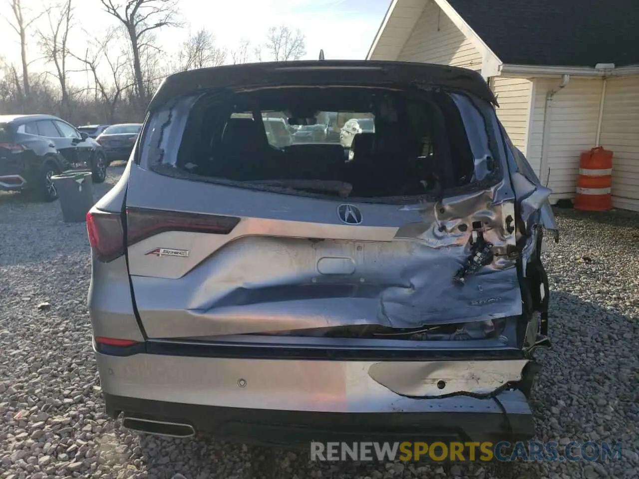 6 fotografías del automóvil dañado 5J8YE1H0XPL013217 ACURA MDX 2023