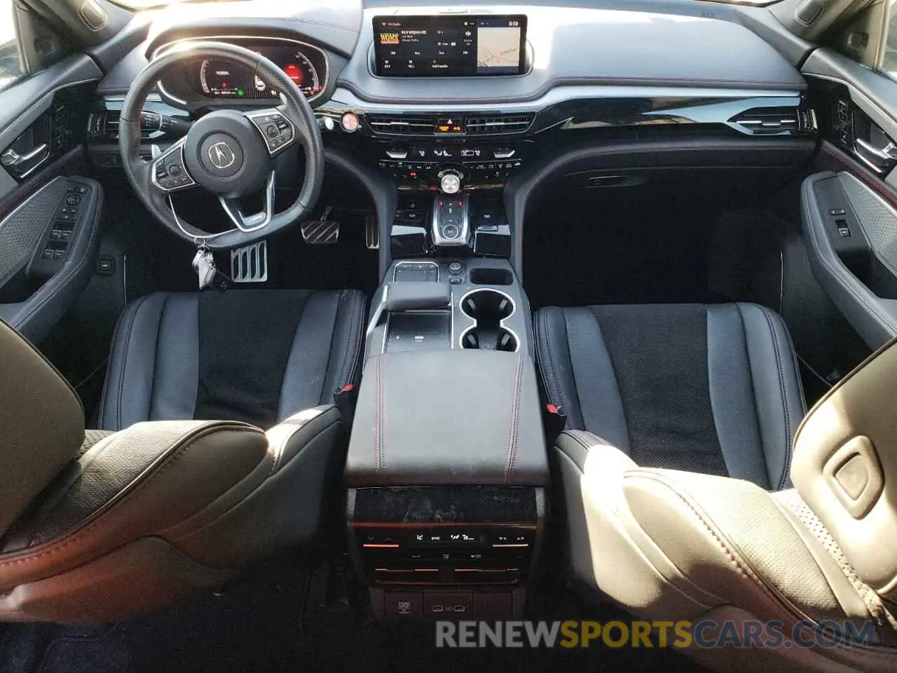 8 fotografías del automóvil dañado 5J8YE1H0XPL013217 ACURA MDX 2023