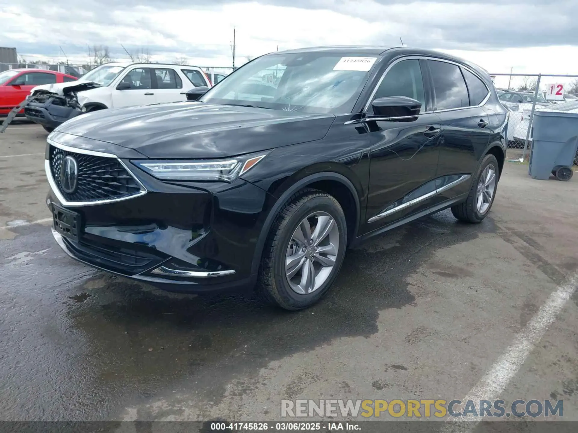 2 fotografías del automóvil dañado 5J8YE1H33PL034064 ACURA MDX 2023