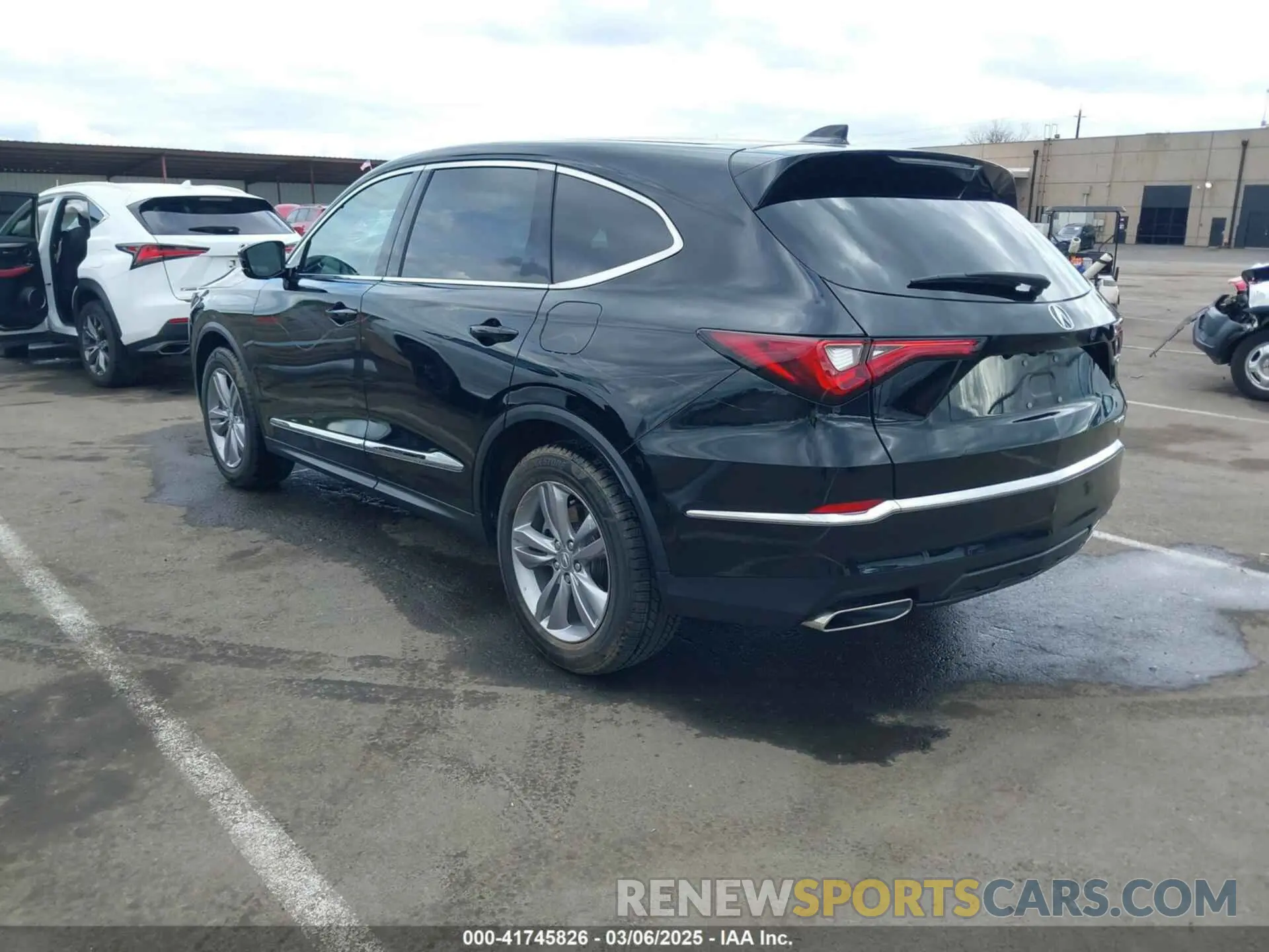 3 fotografías del automóvil dañado 5J8YE1H33PL034064 ACURA MDX 2023