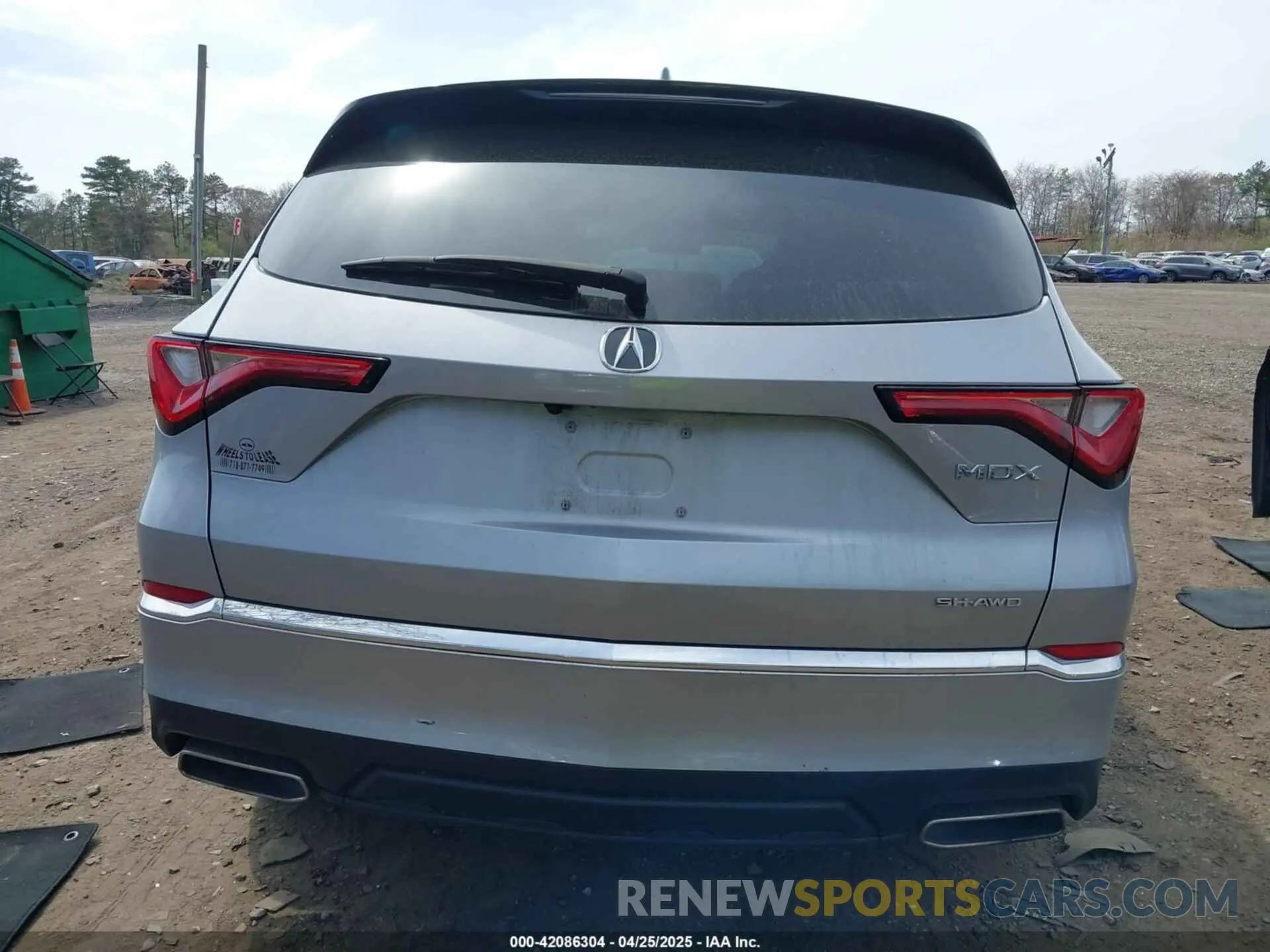 16 fotografías del automóvil dañado 5J8YE1H35PL009408 ACURA MDX 2023